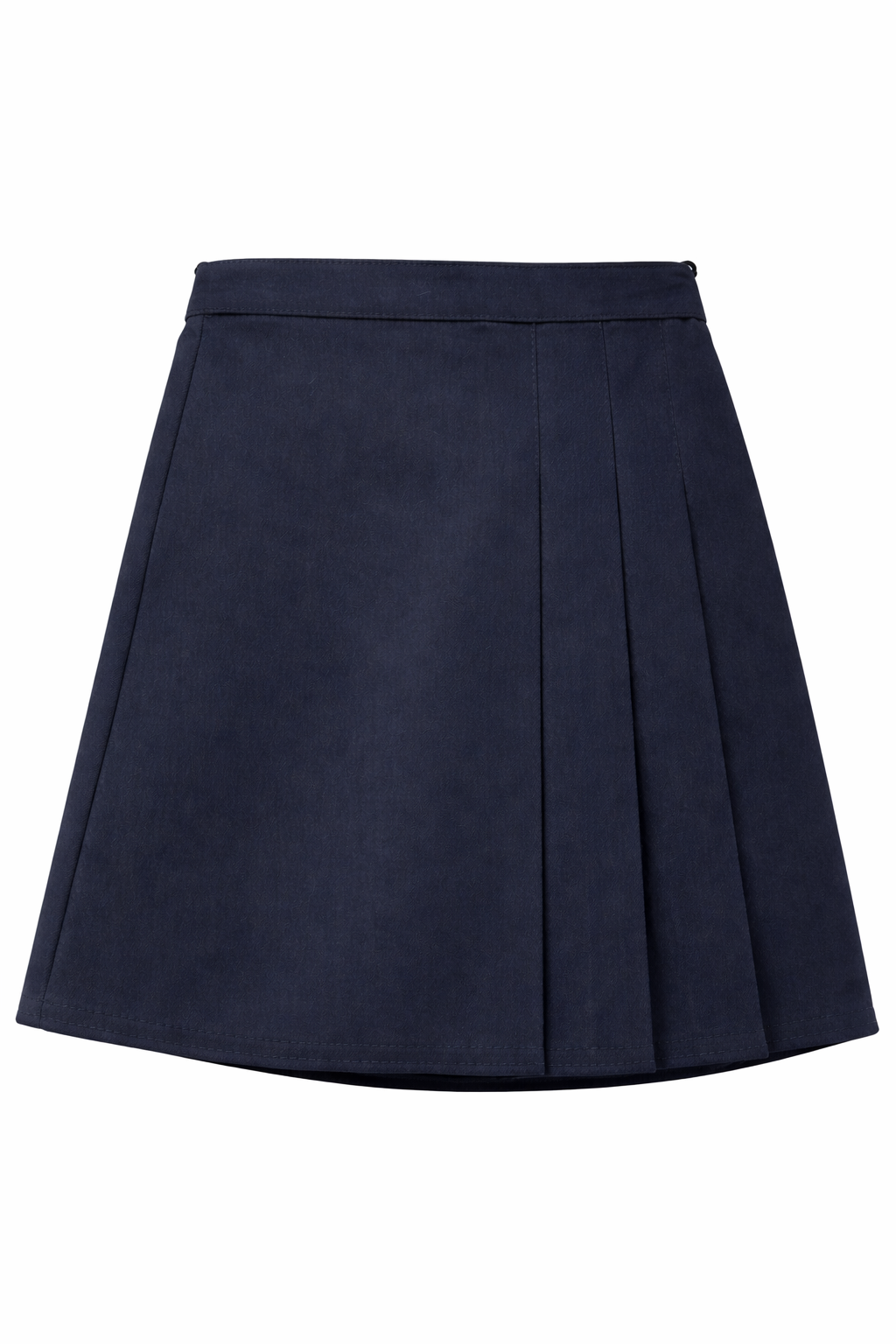 3 Pleat Navy Skirt
