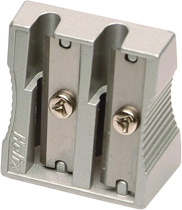 Helix Oxford Double Hole Metal Pencil Sharpener