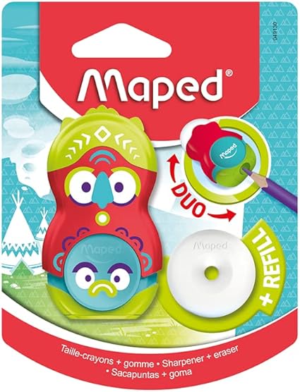 Maped Sharpener & Eraser Duo w/refill