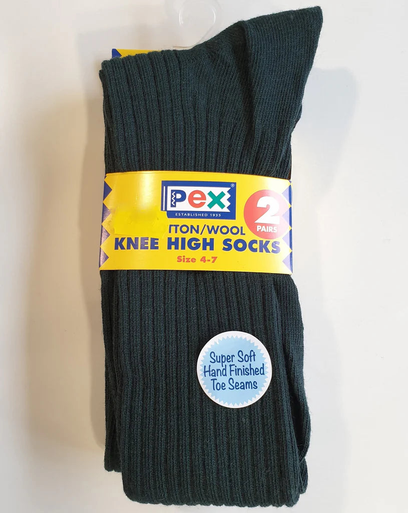 Pex Ribbed Knee High Socks