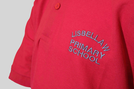 Lisbellaw Primary Red Polo Shirt