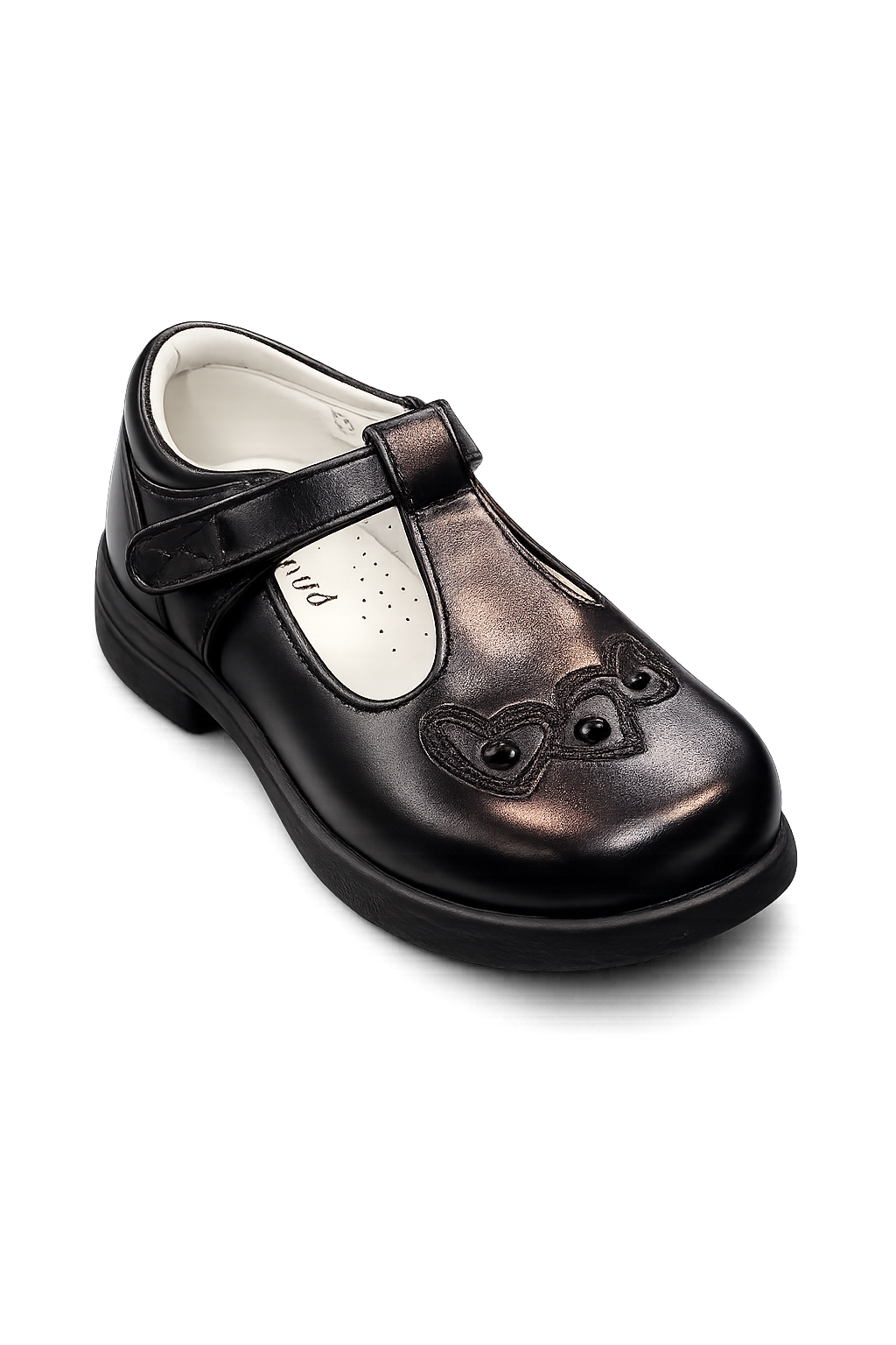Girls Touch Fastening T Bar Shoes (C732AZ)