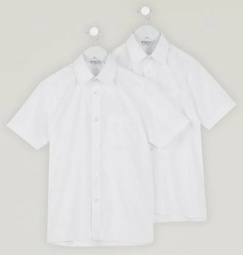 Trutex Non Iron Shirts 2 pk- White