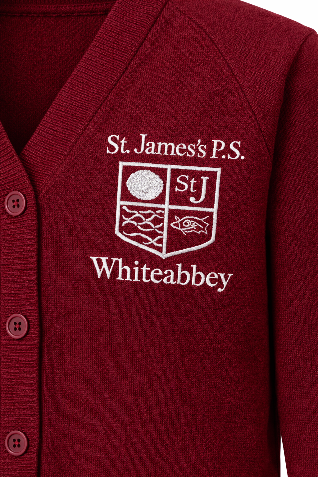 St James Primary School Knitted Cardigan