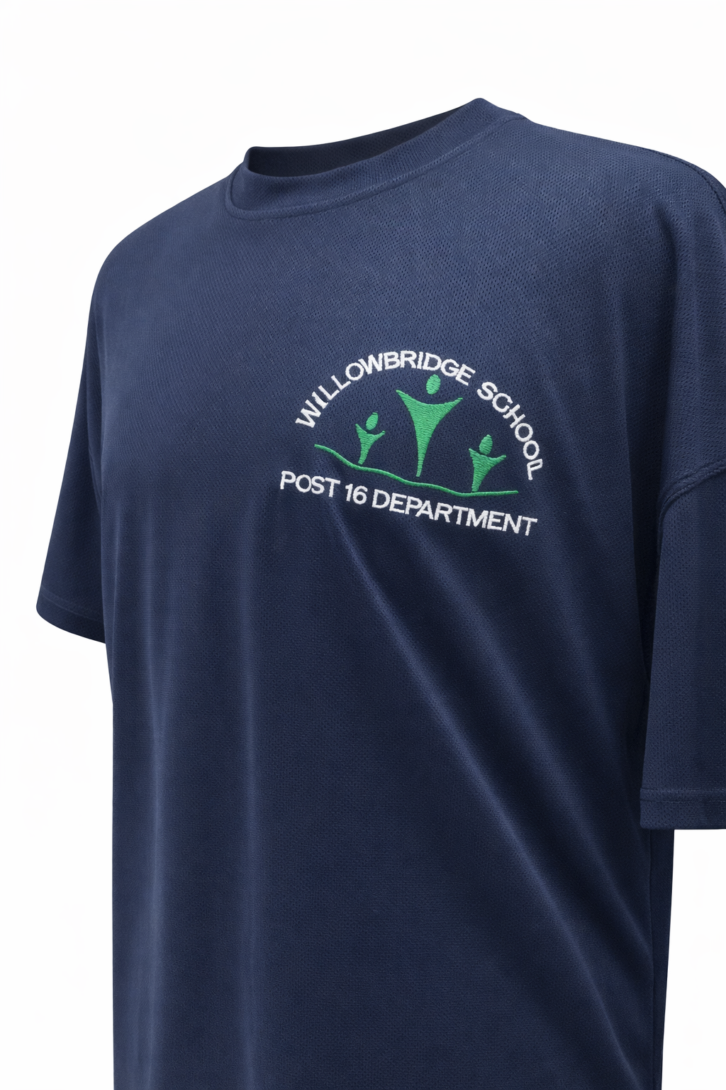 Willowbridge School Post 16 Navy Wicking P.E T Shirt