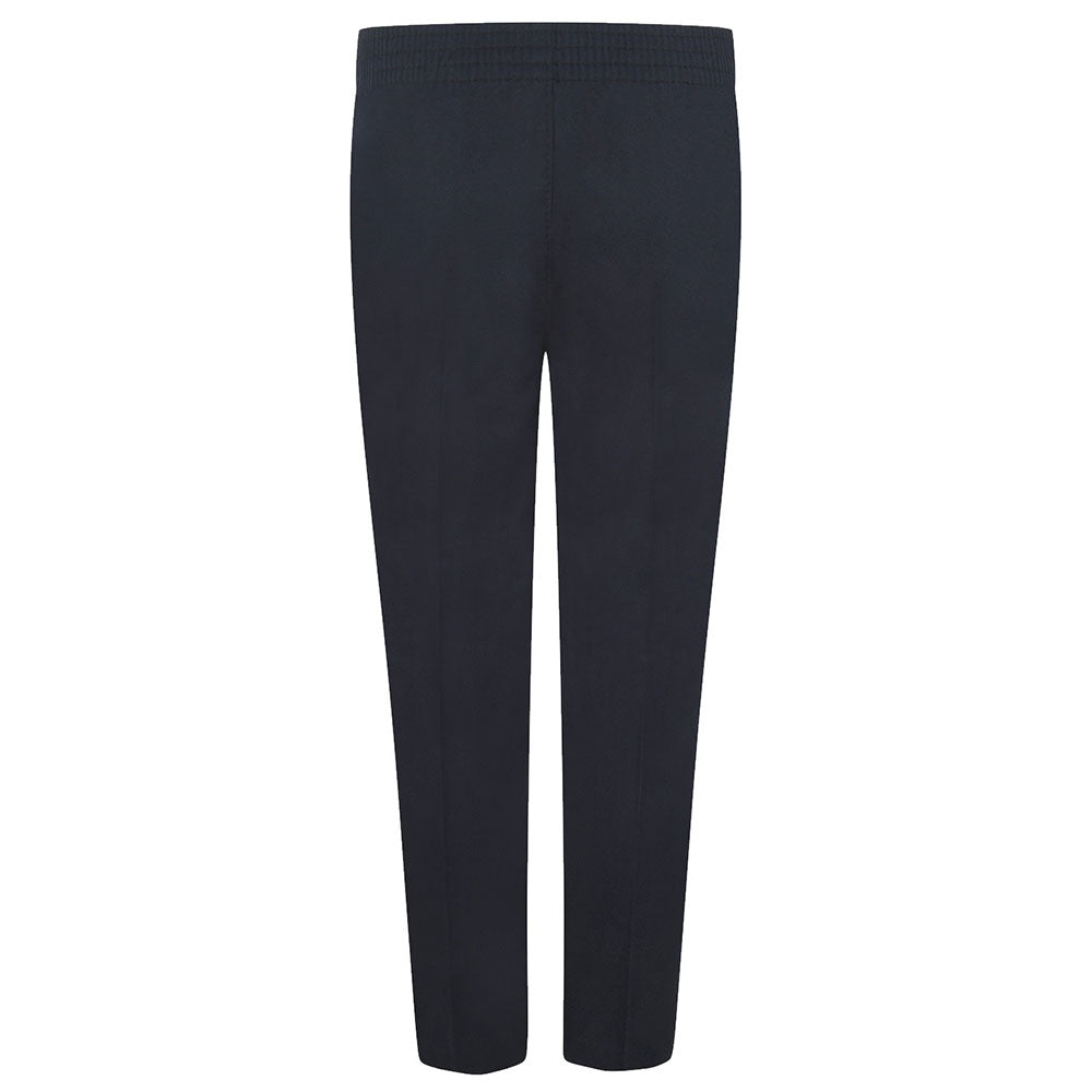 Zeco Half Elastic Pull Up Trousers Navy