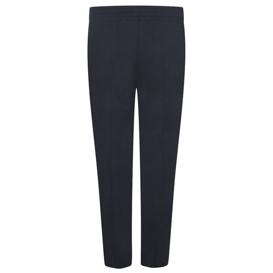 Zeco Half Elastic Pull Up Trousers Navy