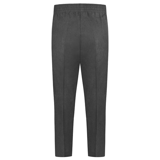 Zeco Half Elastic Pull Up Trousers Grey