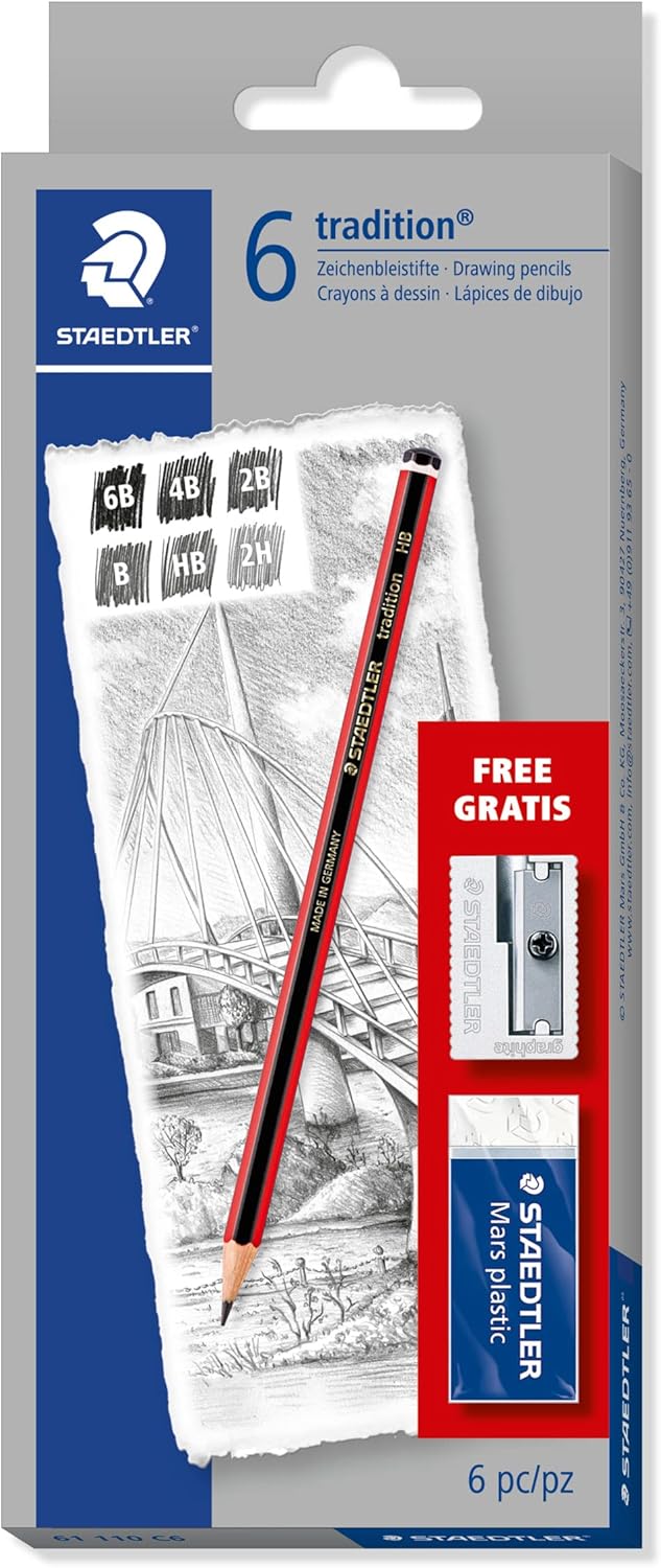 Staedtler Drawing Pencils 6pk