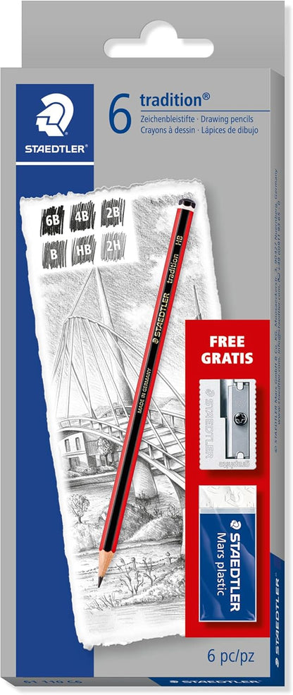 Staedtler Drawing Pencils 6pk