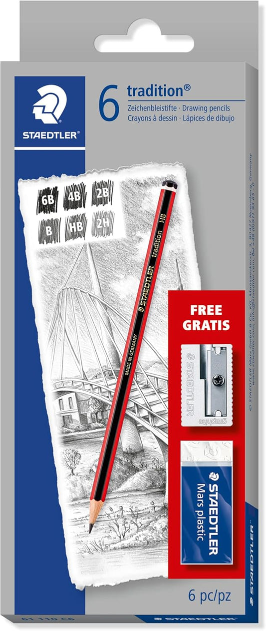 Staedtler Drawing Pencils 6pk