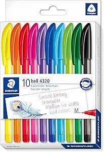 Staedtler Multi Coloured Pen 10pk