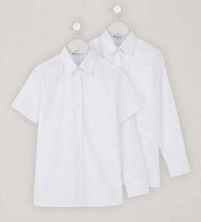 Trutex Non-Iron Blouses 2pk - White