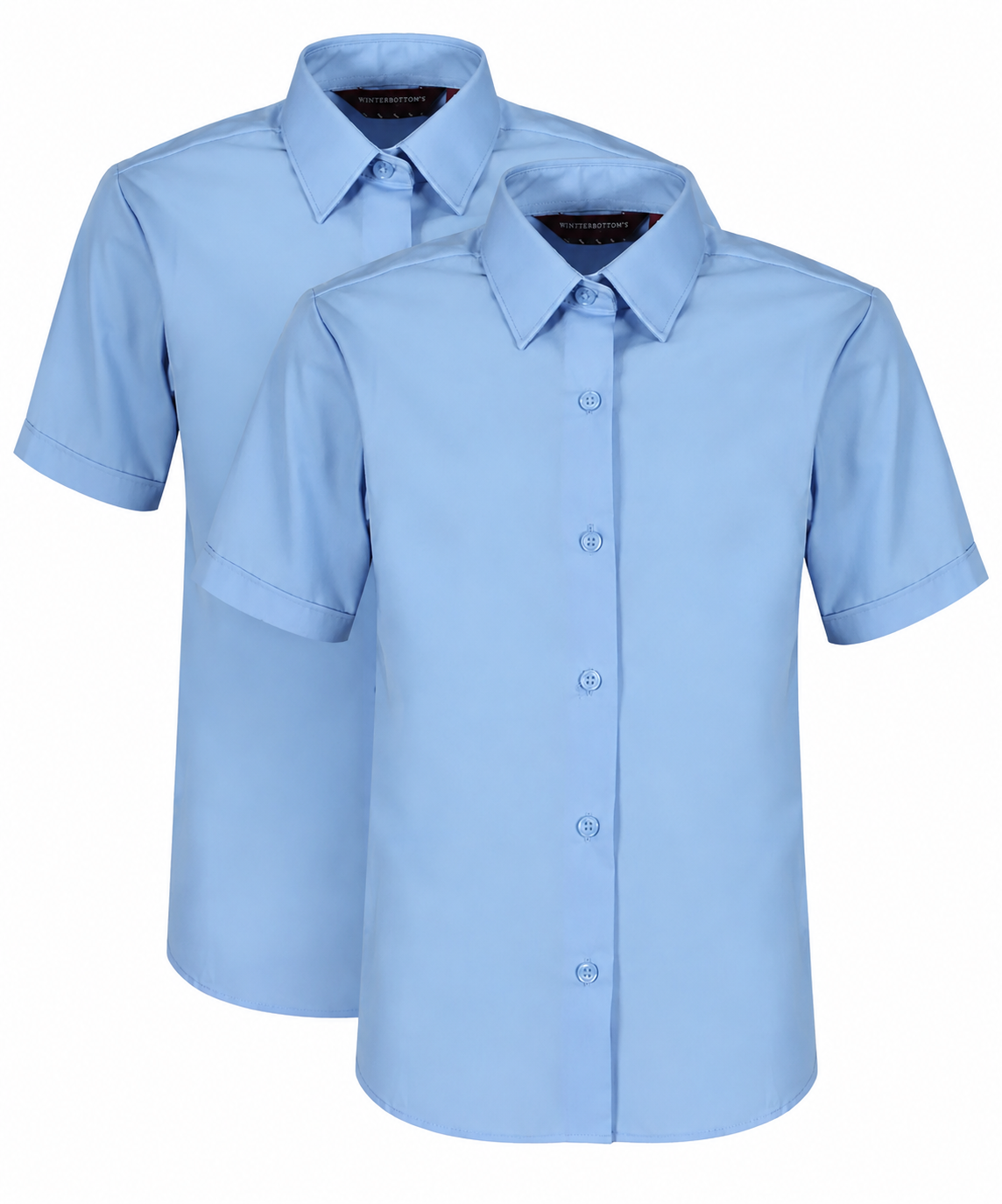 Winterbottom Blue Short Sleeve Blouses 2PK