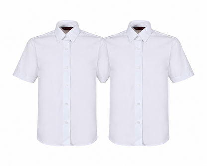 Winterbottom White Short Sleeve Blouses 2PK