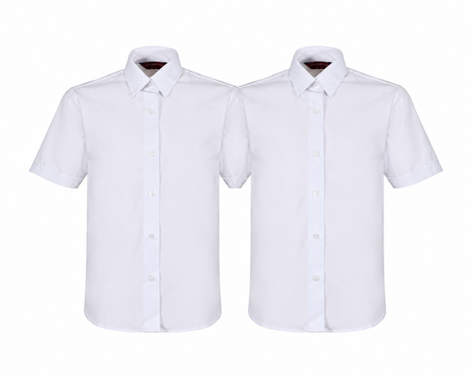 Winterbottom White Short Sleeve Blouses 2PK