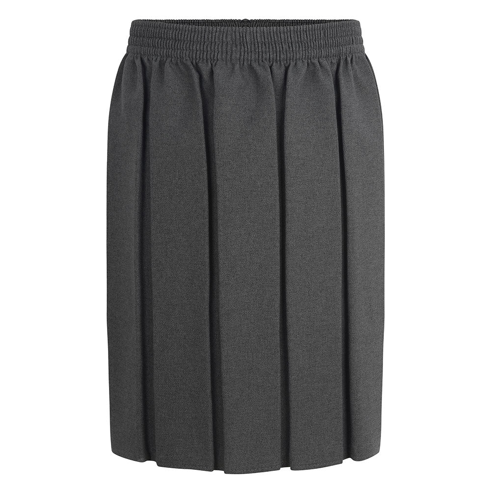 Zeco Box Pleat Skirt - Grey
