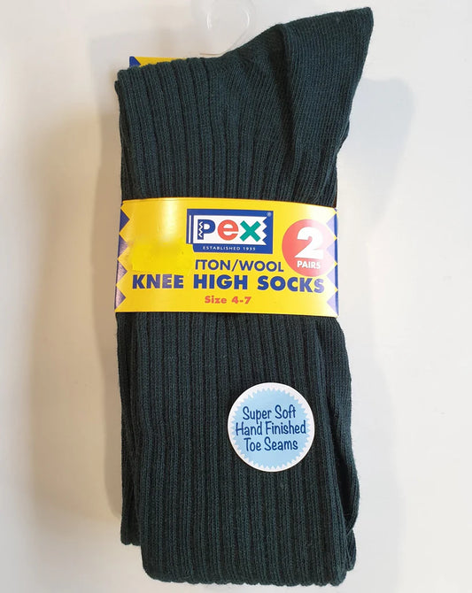 Pex Ribbed Knee High Socks