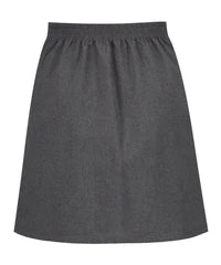 Flower Button Skirt - Grey
