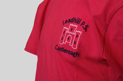 Leadhill Primary School P.E T-Shirt Red