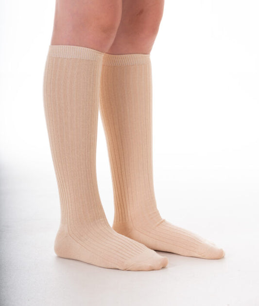 Pex Ribbed Oatmeal Knee Socks