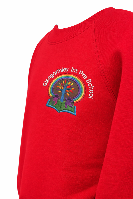 Glengormley Integrated Pre-School Red Sweatshirt