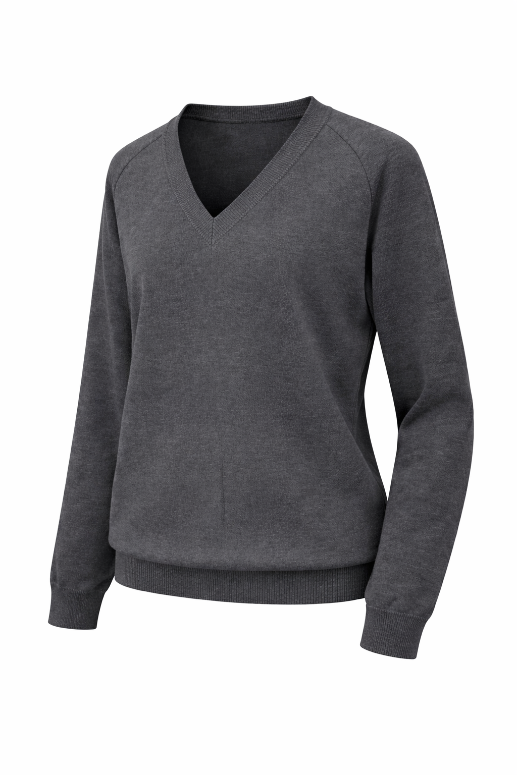 Plain Grey Knitted Pullover