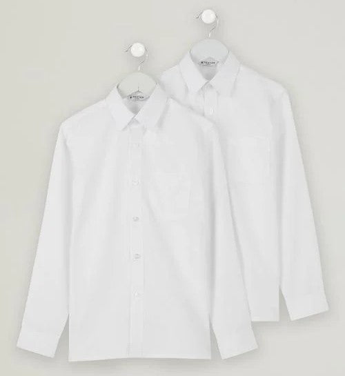 Trutex Non Iron Shirts 2 pk- White