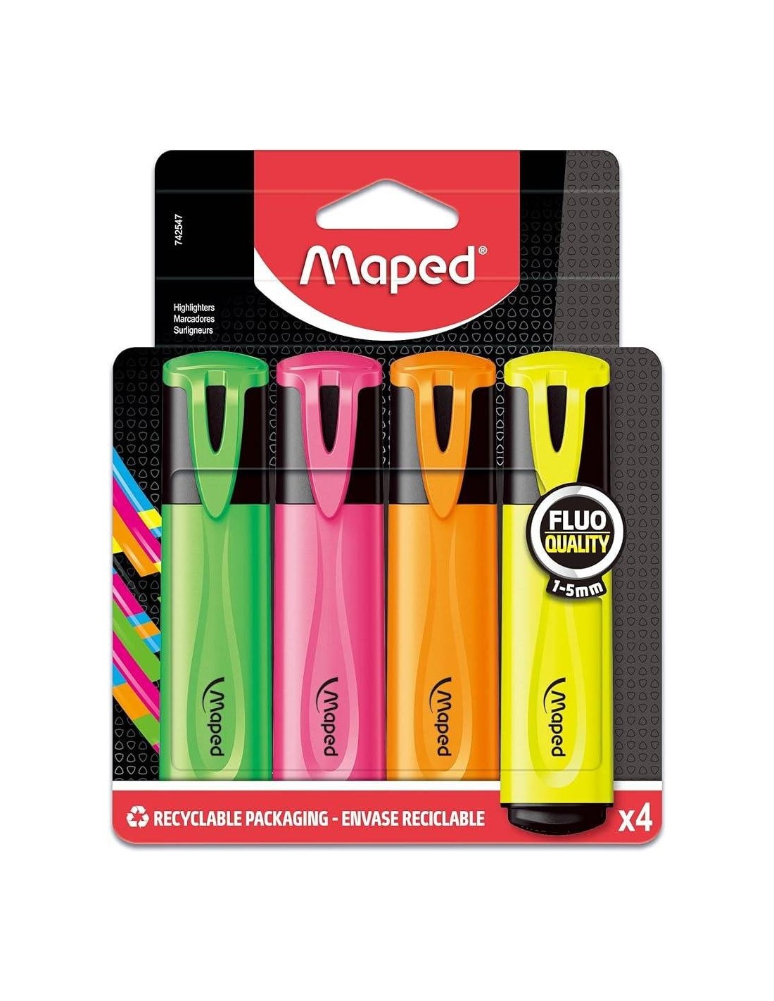 Maped 4 pack Highlighters
