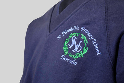 St Ninnidhs Primary School V- Neck Sweatshirt