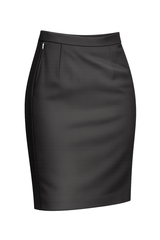 Senior Straight Skirt Black