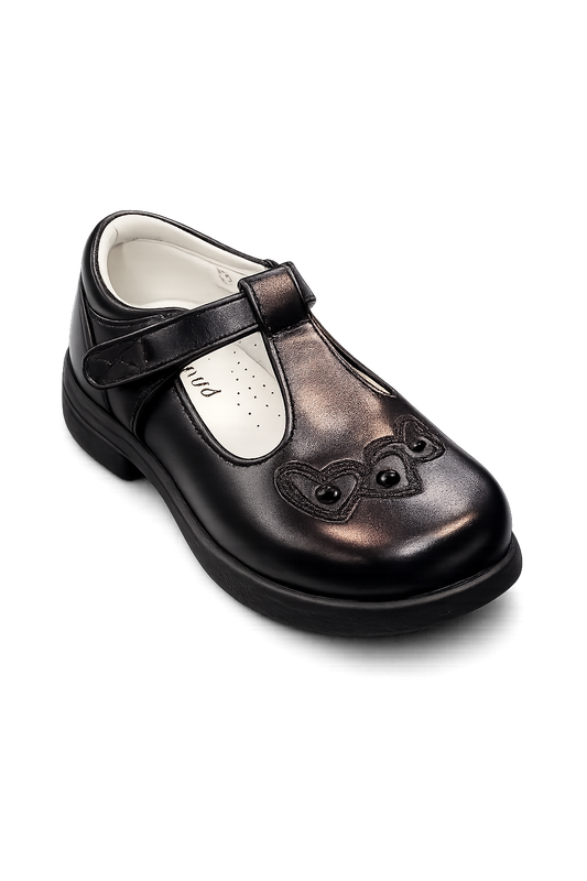 Girls Touch Fastening T Bar Shoes (C732AZ)
