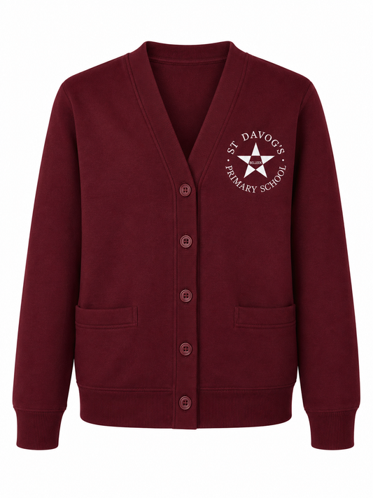 St Davog's Primary Fleece Cardigan