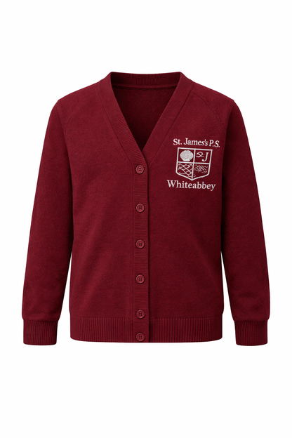 St James Primary School Knitted Cardigan
