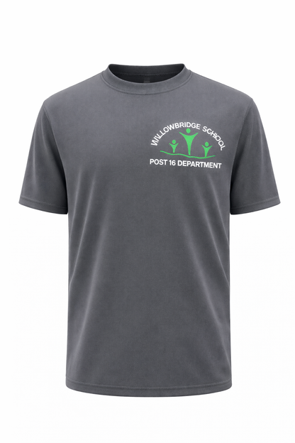 Willowbridge School Post 16 Charcoal Wicking P.E T-Shirt