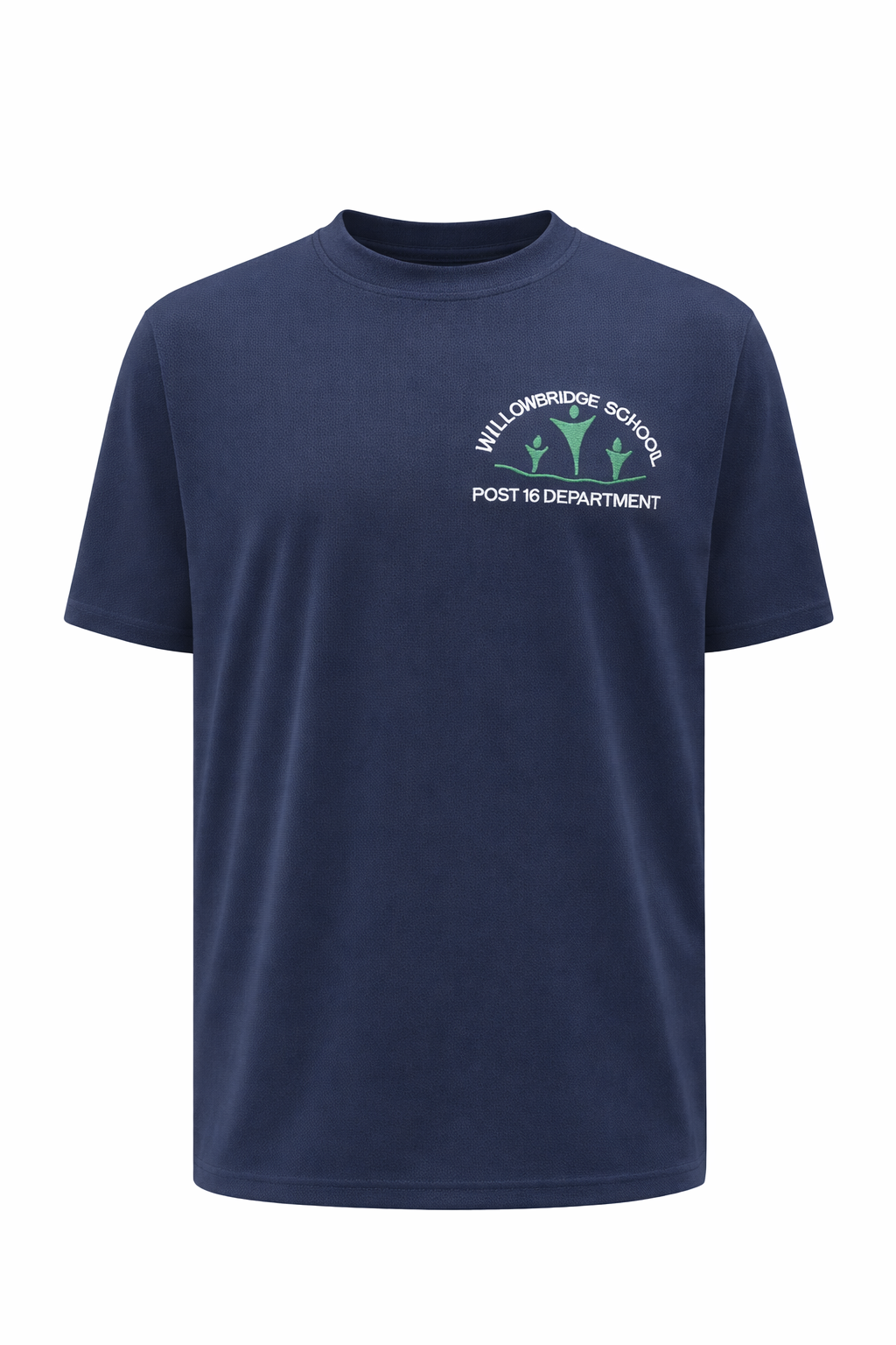 Willowbridge School Post 16 Navy Wicking P.E T Shirt