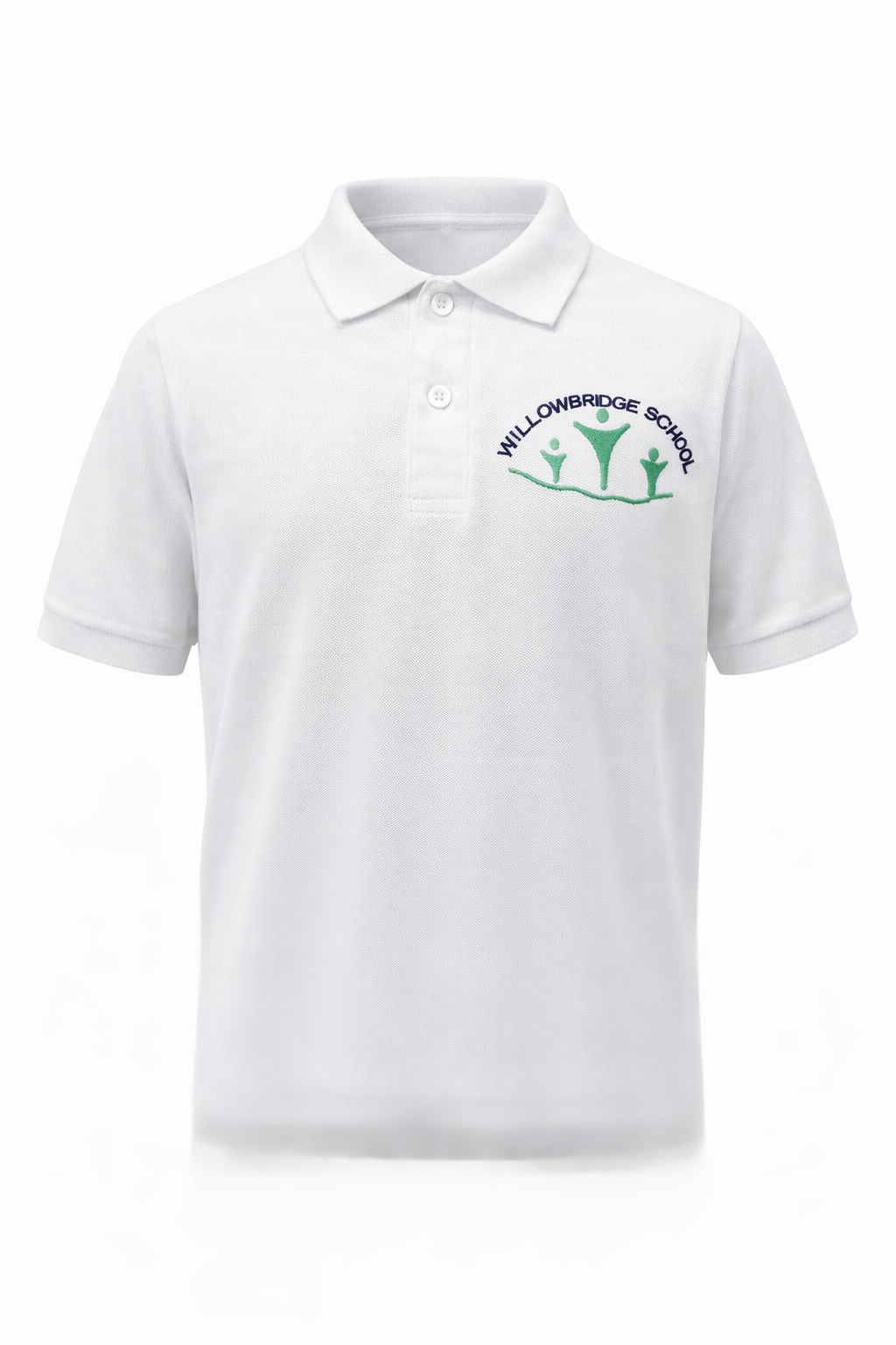 Willowbridge School Senior White Polo Shirt