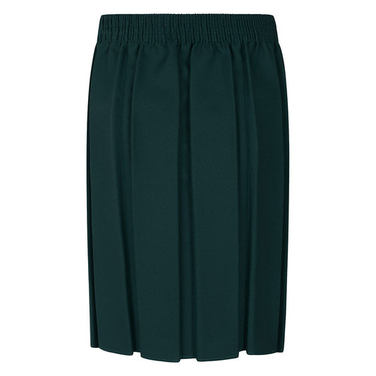 Zeco Box Pleated Skirt Bottle Green