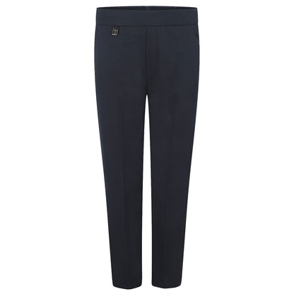 Zeco Half Elastic Pull Up Trousers Navy